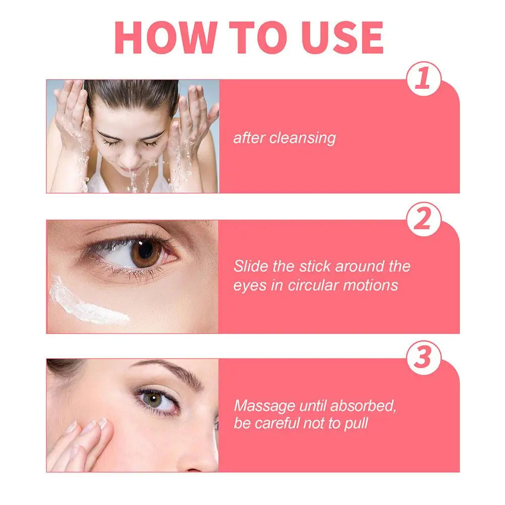 Retinol Eye Cream Stick Lightening Dark Circles Firming Skin Instant Eye Repair Serum